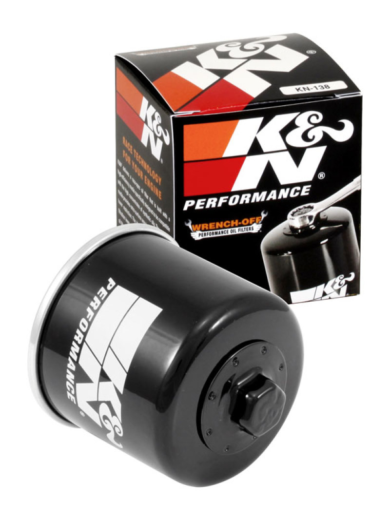 K&N Suzuki / Arctic Cat / Cagiva / Kawasaki / Kymco / Aprilia 2.813in OD x 3.031in H Oil Filter - Image 4