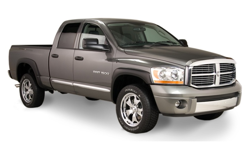 Bushwacker 19-22 Ram 1500 (Excl. Rebel/TRX) 76.3 & 67.4in Bed OE Style Flares 4pc Set - Blk / Smooth - Image 5