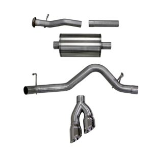 Corsa 2017-2022 Chevy Colorado 3.6L Extended Cab/ Long Bed Sport Cat-Back System Single Rear Exit