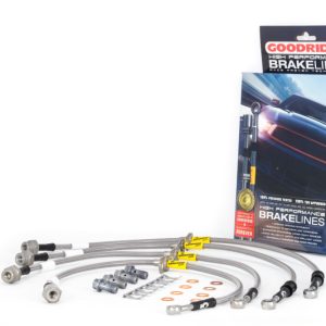 Goodridge 17-20 Honda Civic Si (Si Model Only) Stainless Steel Brake Line Kit