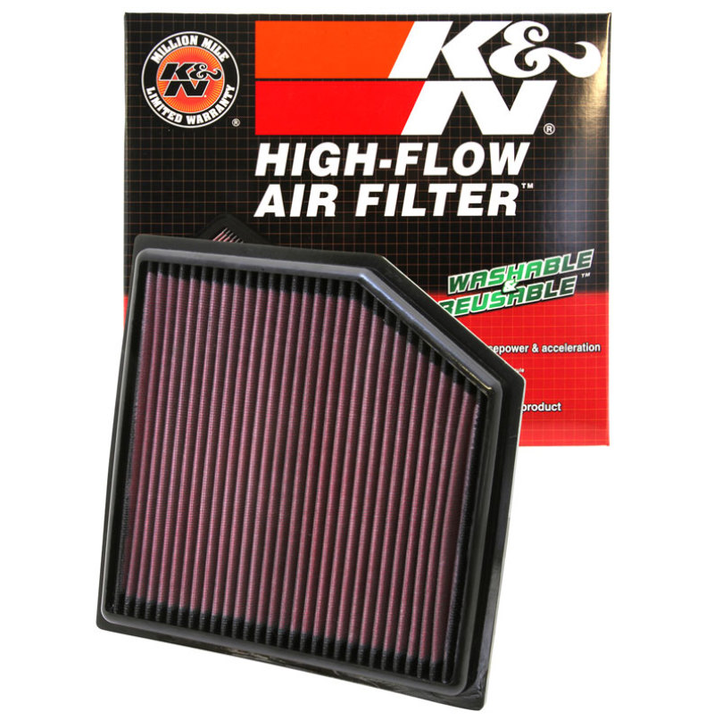 K&N 08-11 Lexus GS460 4.6L-V8 Drop In Air Filter - Image 4