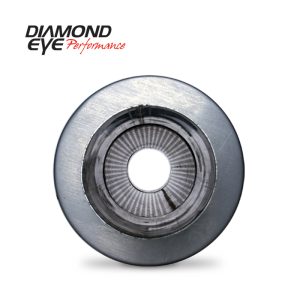 Diamond Eye MFLR 4inID SGL IN/SGL OUT 7inDIA X 24in BODY 30in LENGTH PERF SLOTTED ENDS 409 SS