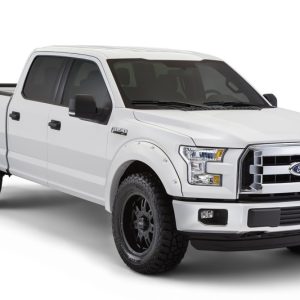 Bushwacker 17-18 Ford F-250 Super Duty Pocket Style Flares 4pc - Oxford White