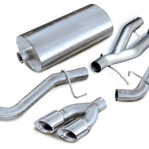 Corsa 2002-2006 Cadillac Escalade 6.0L V8 Polished Sport Cat-Back Exhaust