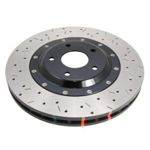 DBA 2020+ Chevrolet Corvette C8 Z51 Front 2-Piece Cross Drilled 5000 Series Rotor