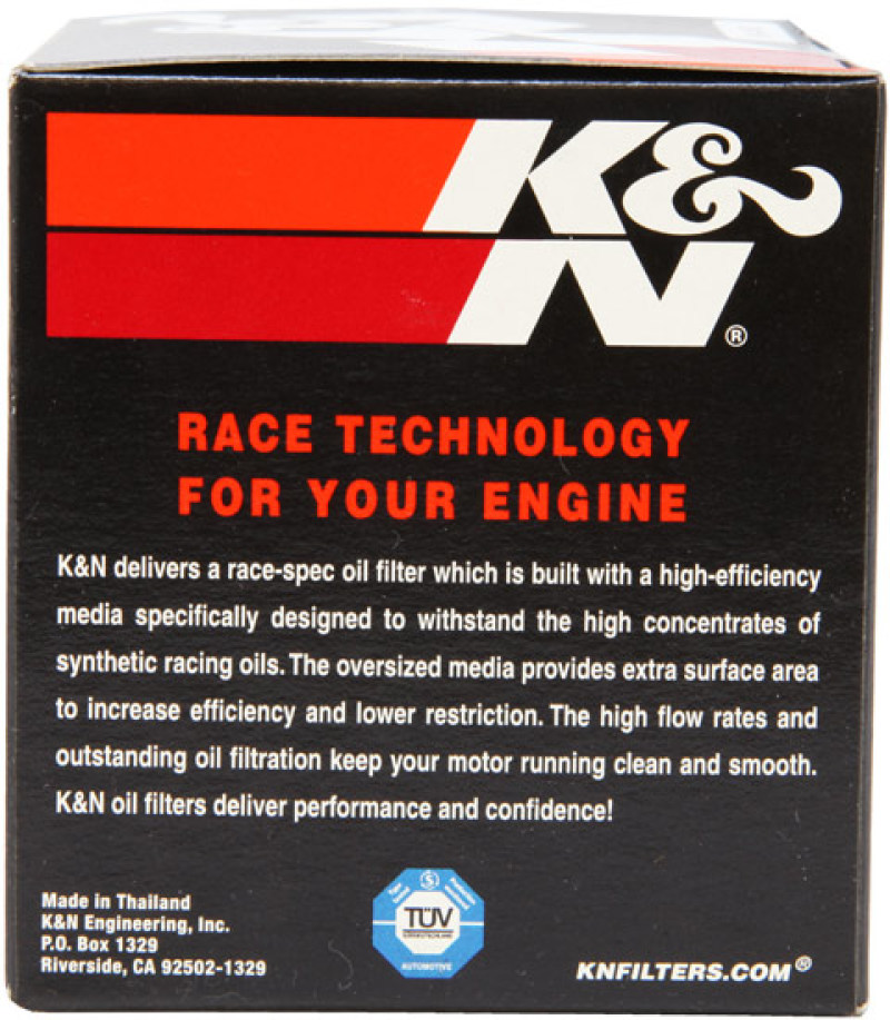 K&N Suzuki / Arctic Cat / Cagiva / Kawasaki / Kymco / Aprilia 2.813in OD x 3.221in H Oil Filter - Image 7