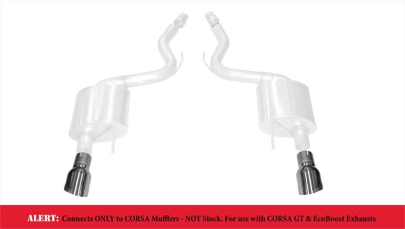 Corsa 2015-2025 Ford Mustang GT 3.0in Inlet / 4.5in Outlet Polished Tip Kit (For Corsa Exhaust Only) - Image 6
