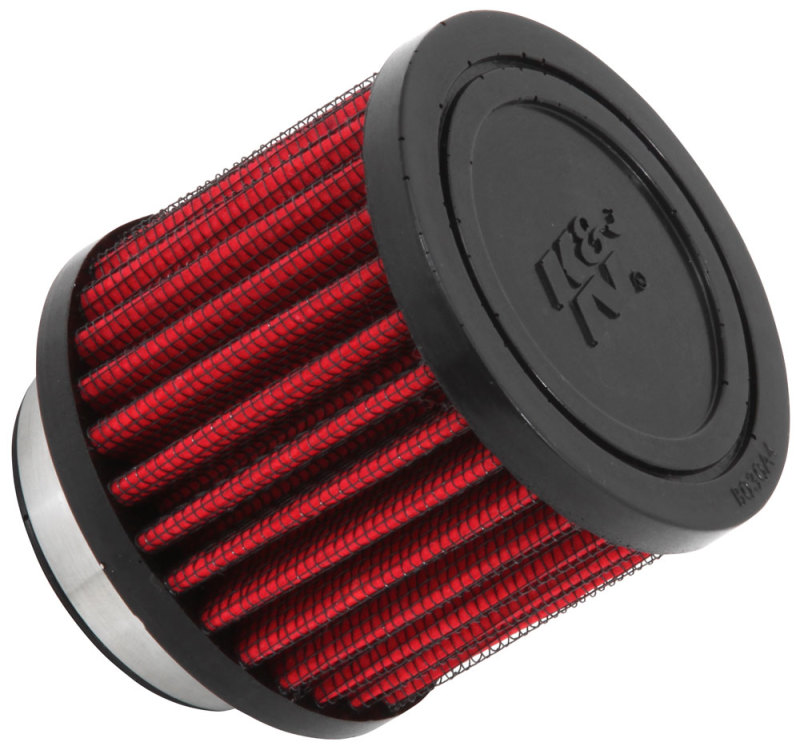 K&N 1.75 inch Vent 3 inch D 2.5 inch H Air Filter - Rubber Top - Image 2