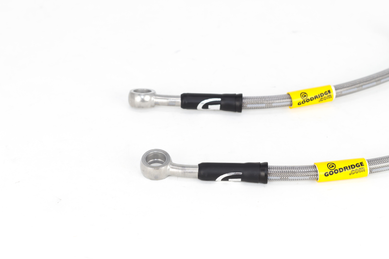 Goodridge 99-00 Honda Civic Si (w/Rear Disc) Stainless Steel Brake Line Kit - Image 4