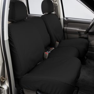 Covercraft 11-16 Ford F-250 Polycotton SeatSaver Custom Second Row Seat Covers - Charcoal