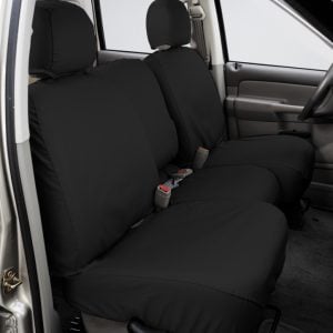 Covercraft 14 Chevrolet/GMC 1500 Polycotton SeatSaver Custom Front Row Seat Covers - Charcoal