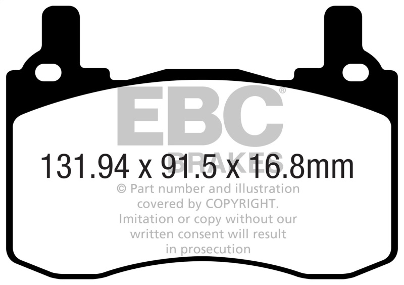 EBC 2019+ Genesis G70 2.0T Bluestuff Rear Brake Pads - Image 2