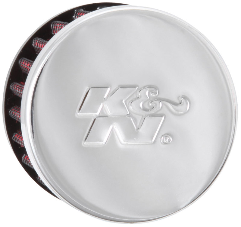 K&N 1.25in Flange ID x 3in OD x 2.5in H Rubber Base Crankcase Vent Filter - Image 5