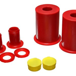Energy Suspension 05-13 Ford Mustang Red Front Lower Control Arm Bushings (Must reuse outer metal sh