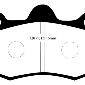 EBC 10+ Lotus Evora 3.5 Redstuff Front Brake Pads