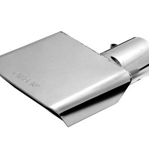 Gibson Rectangle Sport Tip - Right - 6x2.75in OD/2.5in Inlet/6in Length - Stainless