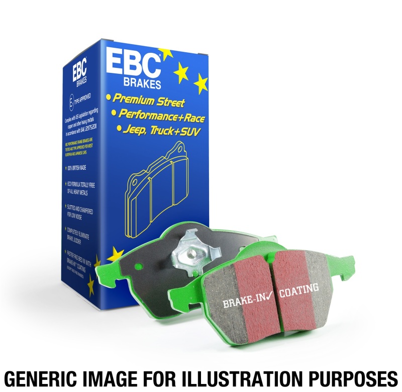 EBC 02-03 Mini Hardtop 1.6 Greenstuff Front Brake Pads - Image 7