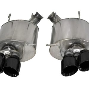 Corsa 2013-2014 Ford Mustang Shelby GT500 5.8L V8 Black Sport Axle-Back Exhaust