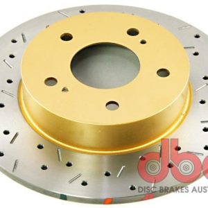 DBA 94-03 Nissan Maxima Rear 4000 Series Drilled & Slotted Rotor
