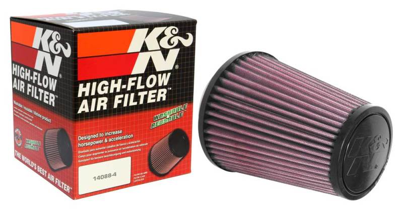 K&N Universal Tapered Filter 3.125in Flange ID x 5in Base OD x 3.5in Top OD x 6in Height - Image 4