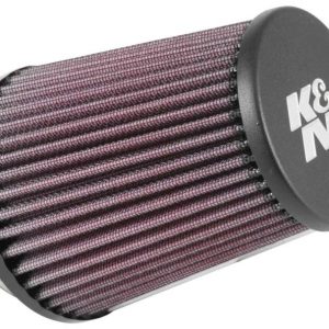 K&N Universal Rubber Filter 3in Flg 4-1/2inch OD B / 2-1/4inch H - Black Top