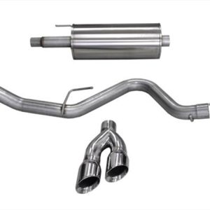 Corsa 15-20 Ford F-150 5.0L V8 (Super Crew Cab) Polished Sport Single Side Dual 4in Tips CB Exhaust