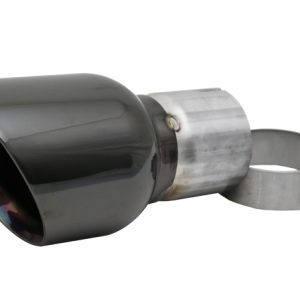 Corsa 2009-2019 Single Universal 3.0in Inlet / 4.5in Outlet Black PVD Pro-Series Tip Kit