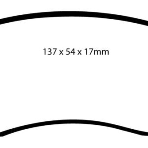 EBC 91-97 Infiniti G20 2.0 Redstuff Front Brake Pads