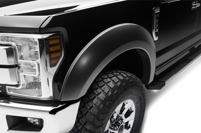 Bushwacker 17-18 Ford F-250 Super Duty Extend-A-Fender Style Flares 4pc - Black - Image 5