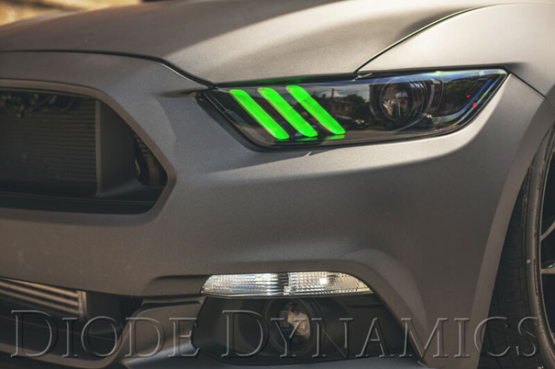 Diode Dynamics 15-17 Ford Mustang RGBW DRL LED Boards - Image 2