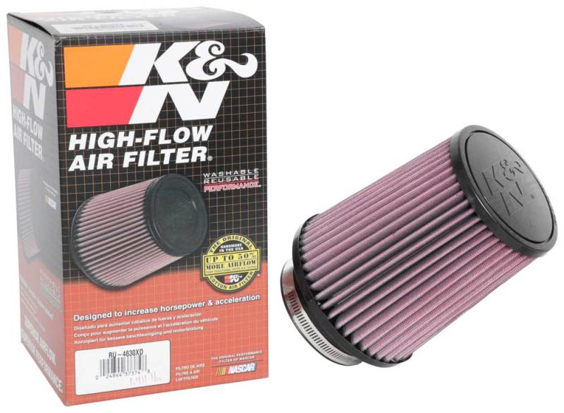 K&N Universal Air Filter 3-1/2in Flange / 5-1/2in Base / 4-1/2in Top / 6-1/2in Height - Image 4