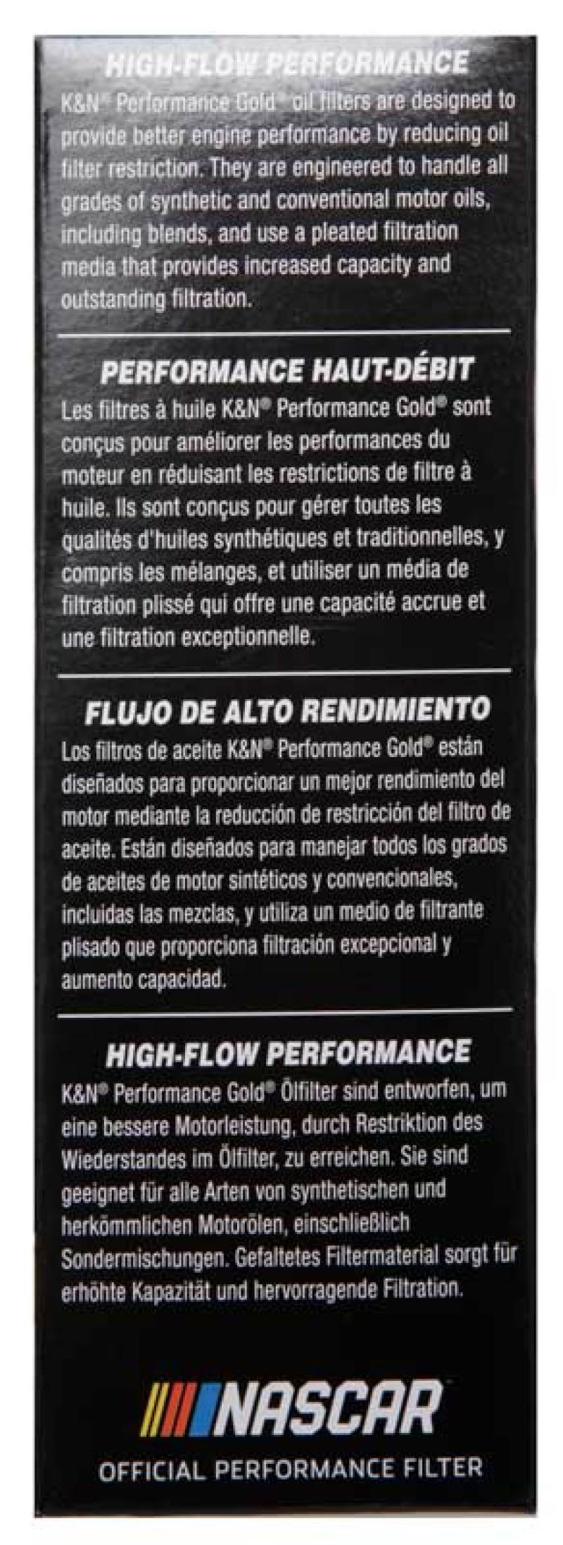 K&N Performance Oil Filter for 14-17 Dodge Durango 3.6L / 14-17 Jeep Grand Cherokee 3.6L - Image 7