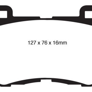 EBC 08-13 Infiniti FX50 5.0 Redstuff Front Brake Pads
