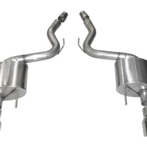 Corsa 2015-2017 Ford Mustang GT 5.0 3in Axle Back Exhaust Polish Dual 4.5in Tip Sport