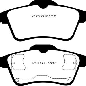 EBC 03-05 Mazda 3 2.0 Yellowstuff Rear Brake Pads