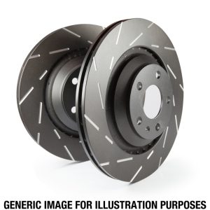 EBC 13+ Ford F250 (inc Super Duty) 6.2 (4WD) USR Slotted Front Rotors