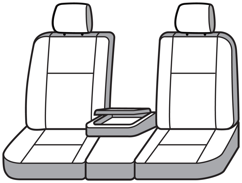 Covercraft 19-24 Chevrolet Silverado Carhartt SeatSaver Custom Front Row Seat Covers - Gravel - Image 3