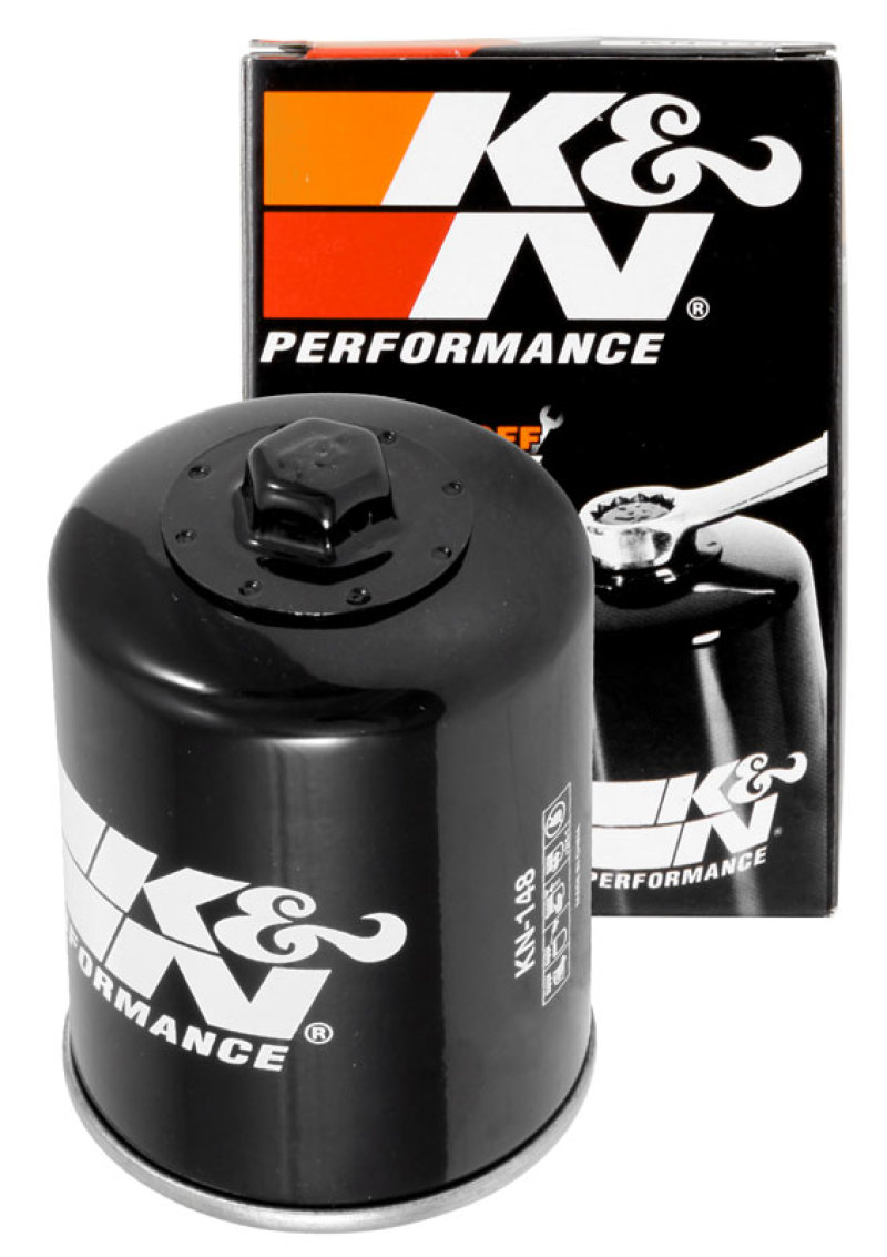 K&N 01-12 Yamaha FJR 1300/1300A/1300AE/1300AS 2.688in OD x 3.813in H Oil Filter - Image 4