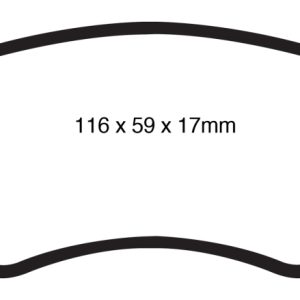 EBC 09-11 Audi A4 2.0 Turbo Ultimax2 Rear Brake Pads