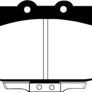 EBC 86-89 Mazda RX7 2.4 (1.3 Rotary)(Vented Rear Rotors) Greenstuff Front Brake Pads