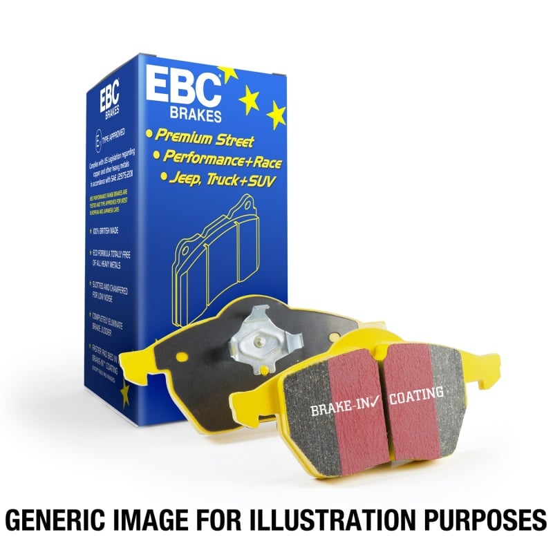 EBC 64-69 Porsche 911 2.0 (M Caliper) (Solid front rotor) Yellowstuff Front Brake Pads - Image 9