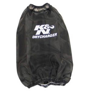 K&N Drycharger Round Tapered Air Filter Wrap 6.5in Base ID/4.5in Top ID/7in H - Black