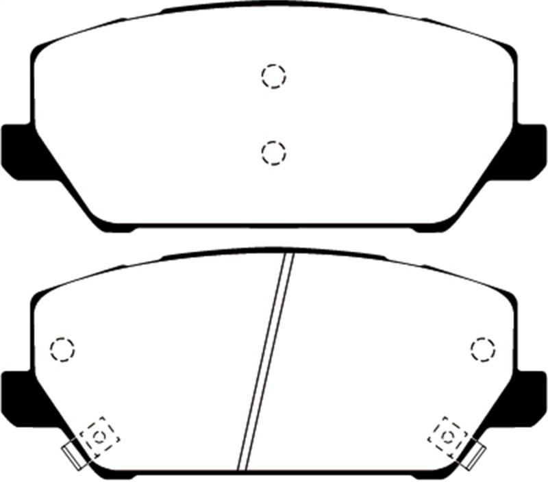 EBC 2019+ Hyundai Veloster (2nd Gen) N 2.0T Bluestuff Front Brake Pads - Image 2