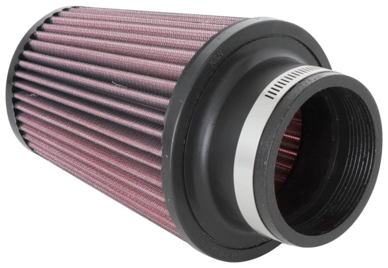 K&N Universal Clamp-On Air Filter 3in Flange ID x 5in Base OD x 3.5in Top OD x 6in Height - Image 2