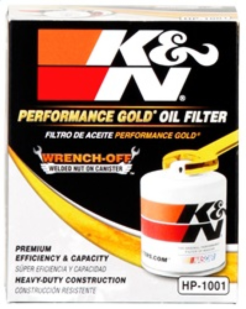 K&N Chevy / Pontiac / GMC / Buick Performance Gold Oil Filter - Image 8