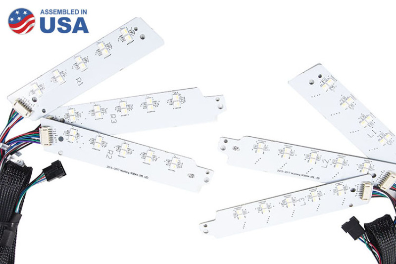 Diode Dynamics 15-17 Ford Mustang RGBW DRL LED Boards - Image 8