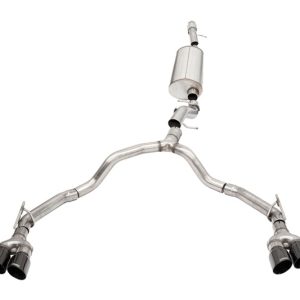 Corsa 2021-2025 Tahoe / GMC Yukon 4DR 6.2L 4WD Dual Rear 3in - 2.75in Sport Cat-Back DW 4in BLKTips