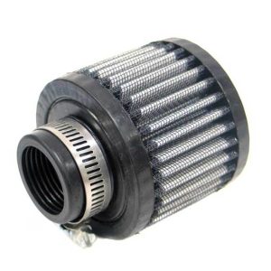 K&N 1.25in Flange ID x 3in OD x 2.5 inch H Rubber Base Crankcase Vent Filter