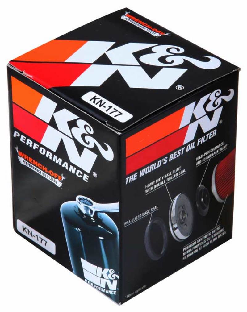 K&N Buell 2.563in OD x 2.969in H Oil Filter - Image 9