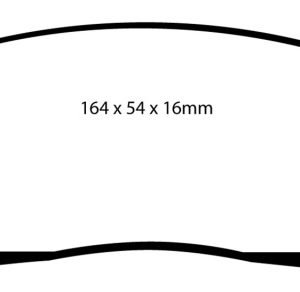 EBC 05+ Nissan Frontier 2.5 2WD Greenstuff Front Brake Pads